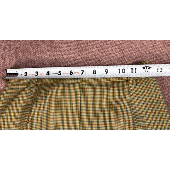 Vintage Lizsport Houndstooth Skirt Womens Size 6 Plaid Career Workwear - Picture 9 of 9
